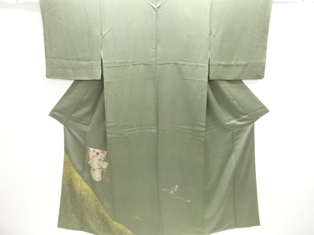 JAPANESE KIMONO / HOMONGI / EMBROIDERY / TAGASODE PATTERN